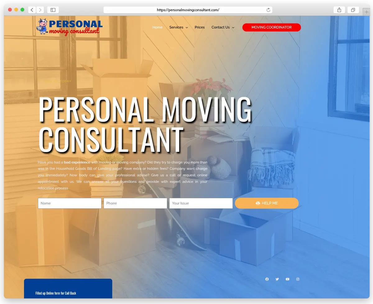 Personal Moving Consultant
